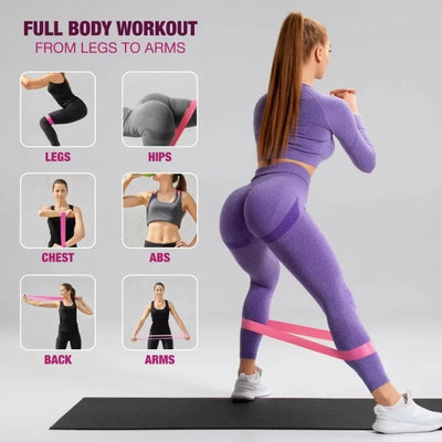 Resistance Bands Set Bandas Elasticas Fitness Gym Equipment for Home Exercise Agility Training Bodybuilding Bar CrossFit Yoga