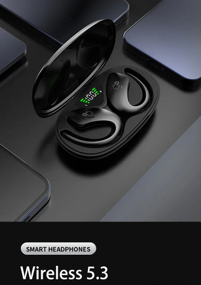 Wireless Earbuds, Bluetooth 5.3 Earbuds Stereo Bass, in-Ear Noise Cancelling Mic, Earphones IP7 Waterproof Sports, 40H Playback.