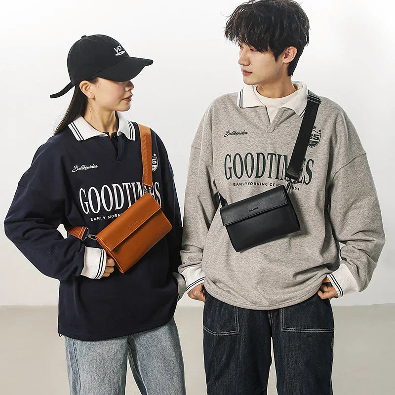 Designer Men Bag Fashion Shoulder Bag Business Briefcase Unisex Messenger Bags Vintage Leather Crossbody Bag Casual Man Handbags