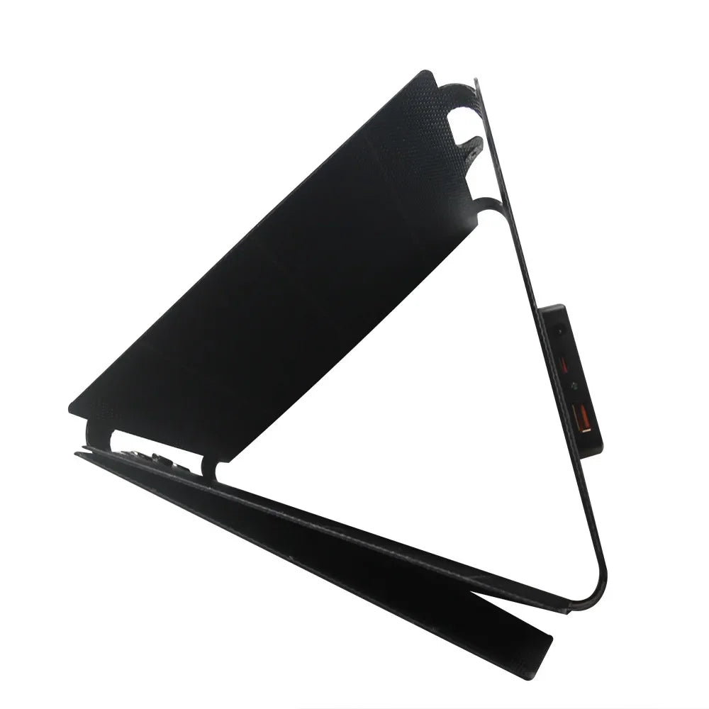 Ultra-Light Portable 25W ETFE Flexible Foldable Solar Panel Charger for Outdoor Power Bank Phone Camping Hiking Travel Charging