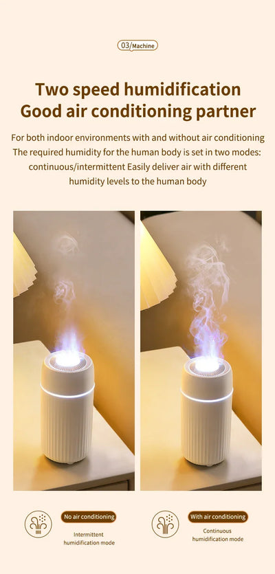Car Aromatherapy Diffuser Humidifier with LED Light  Auto Air Purifier and Aroma Air Freshener for Car