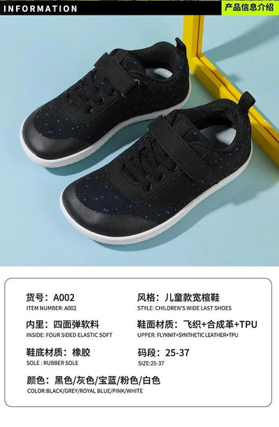 Little Big Kid Wide Barefoot Shoes Boys Girls Minimalist Sneakers Lightweight Non Slip Narutal Children Walking Shoes Skate Flat