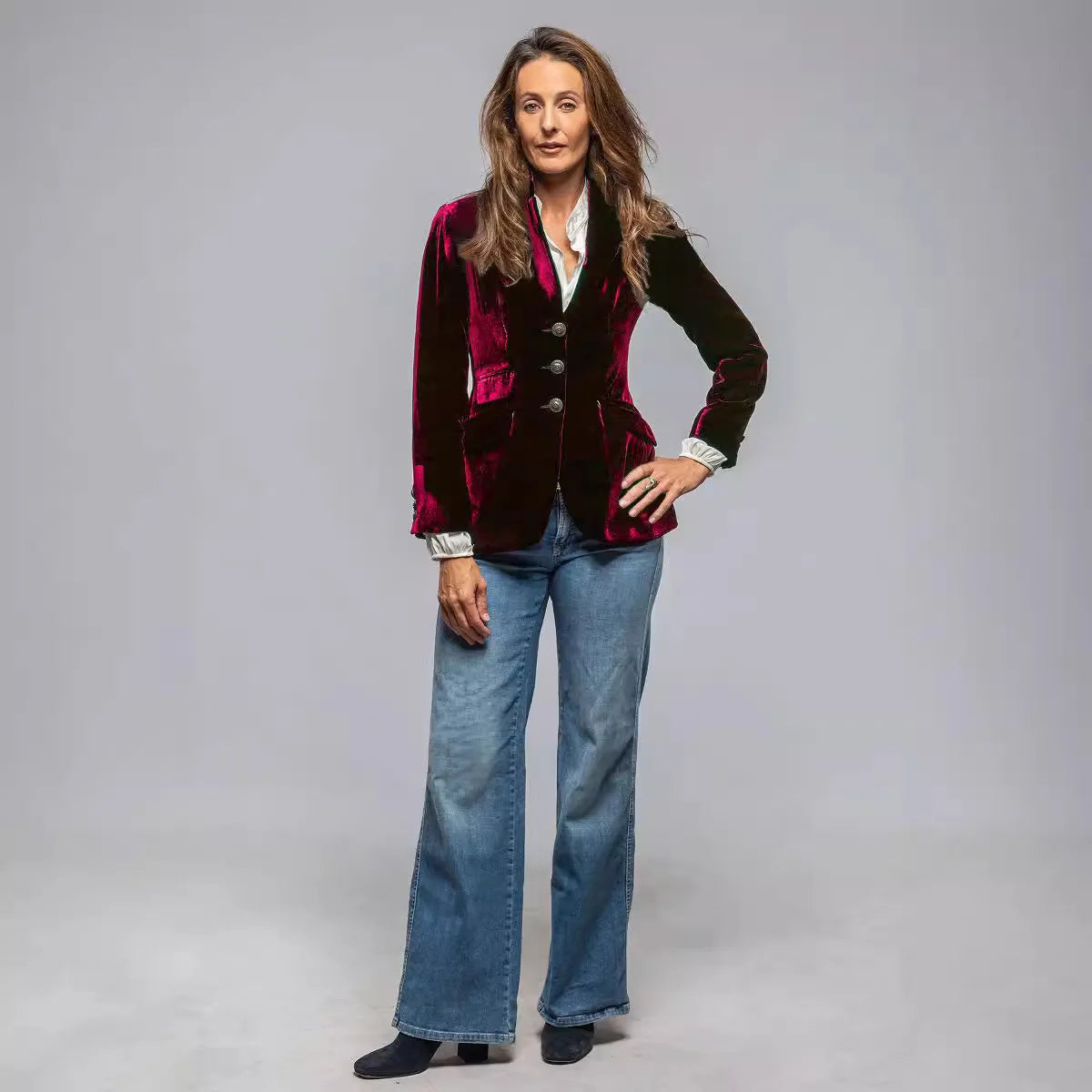 Blazers Women Blazer Coats Suits Turn Down Collar Jackets Full Sleeve Slim Fit Y2k Streetwear Elegant Work Autumn Winter