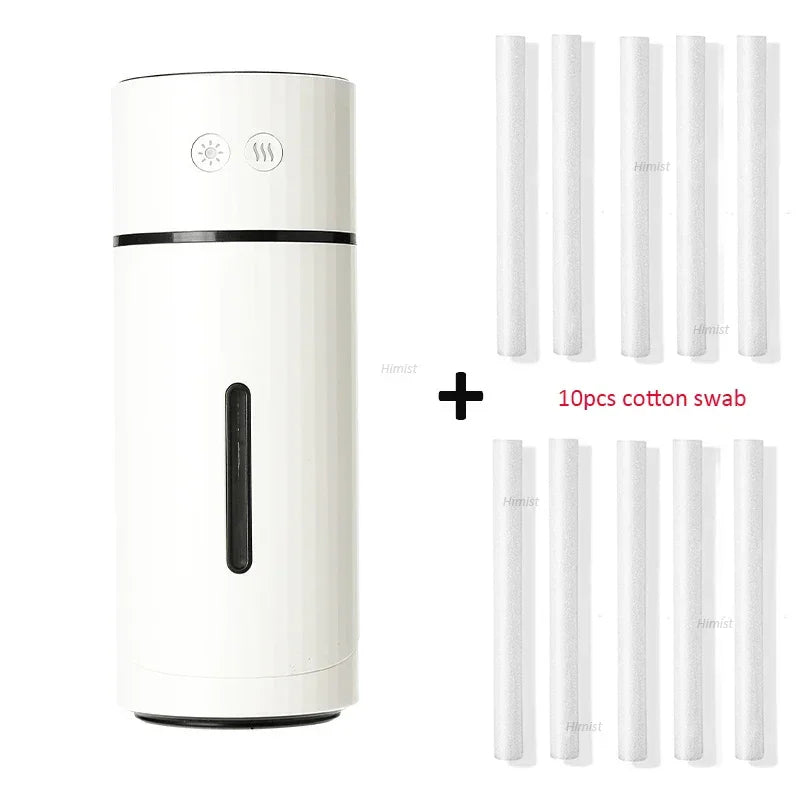260ML Wireless Air Humidifier USB Aromatherapy Diffuser 1000mAh Rechargeable Battery Ultrasonic Cool Mist Maker Quiet Fogger