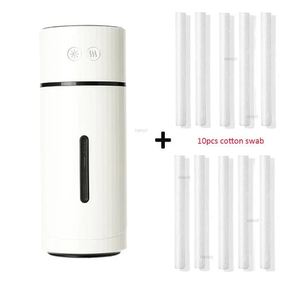 260ML Wireless Air Humidifier USB Aromatherapy Diffuser 1000mAh Rechargeable Battery Ultrasonic Cool Mist Maker Quiet Fogger