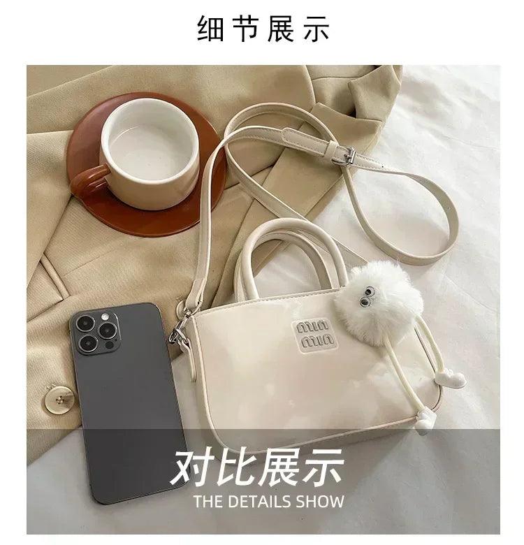 2025 new women’s luxury handbag designer small square purse fashion top handle crossbody bag elegant shoulder trendy