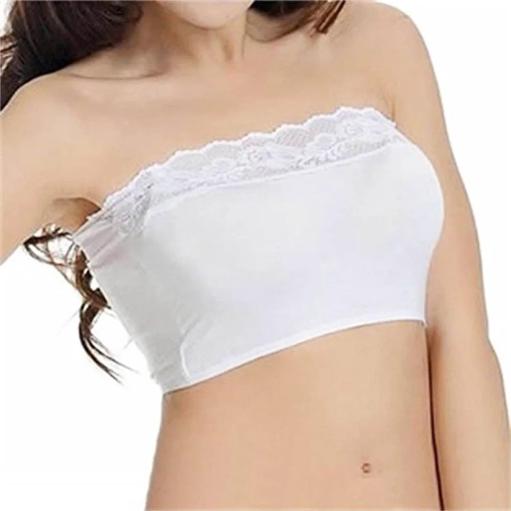 Summer Women Strapless Bra Bandeau Soft