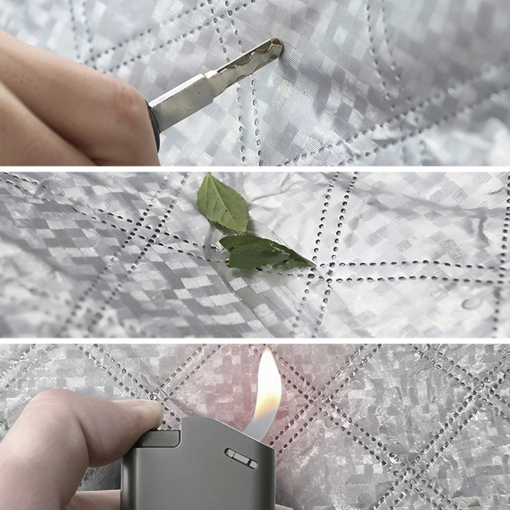 Magnetic Snow Shield for Cars - Heavy Duty Windshield Cover, Frost Protection & All-Season Sunshade | Universal Fit,Easy Install