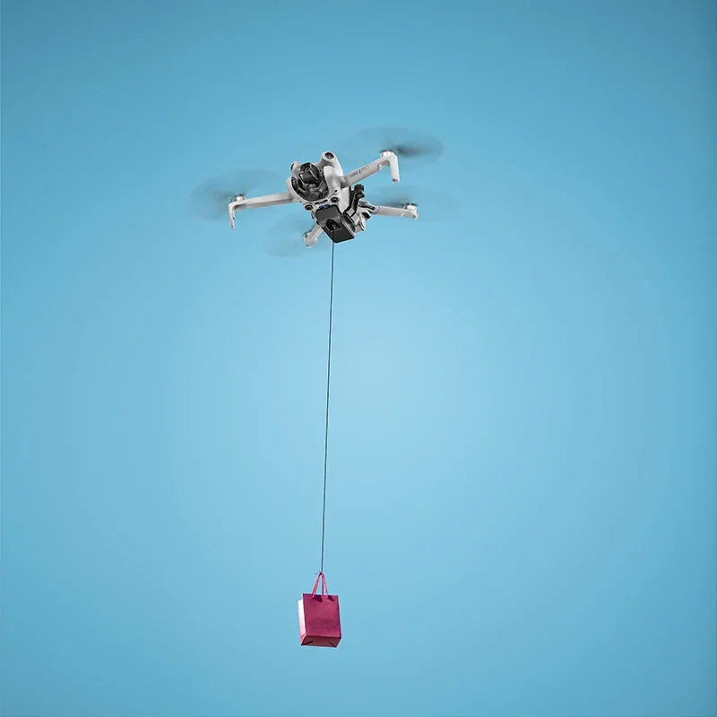 Drone Outdoor Remote Airdrop For DJI Air 3S Transport Delivery Device Dispenser For DJI Mini 4 Pro/Air 3 Thrower Accessories