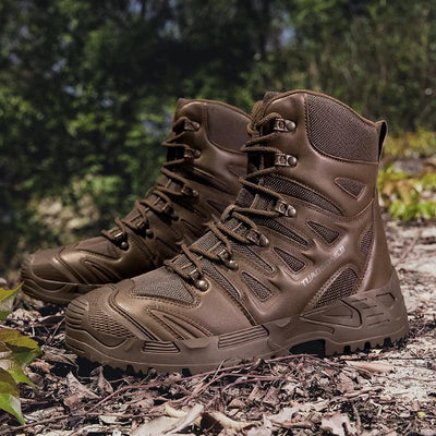 Men's Outdoor Hiking Tactical Boots Ankle Desert Boots Sports Climbing Shoes Military Work Waterproof Work Safety Hunting Shoes