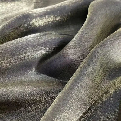 Mermaid Texture Gradient Reflective Fabric Illusion By The Meter for Shirt Full Dress Hanfu Clothing DIY Sewing Soft Cloth White