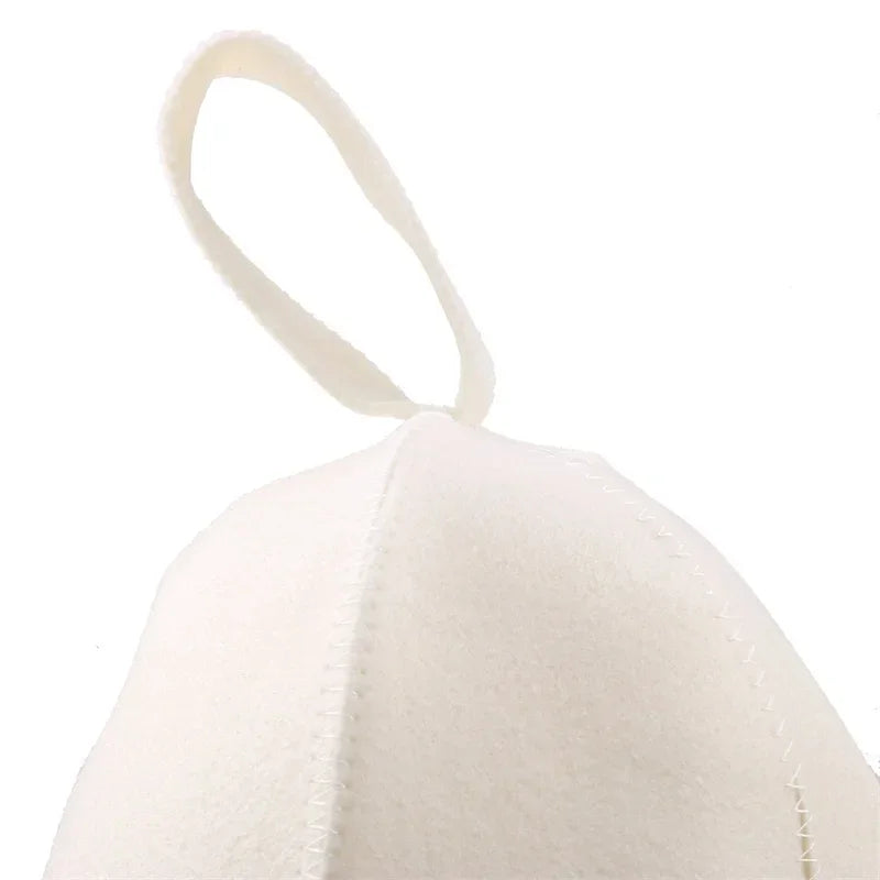 1PC Felt Head Protection Bath Anti Heat Free Size Russian Style Shower Cap Sauna Hat Sauna Vaporarium Accessories Wholesale New