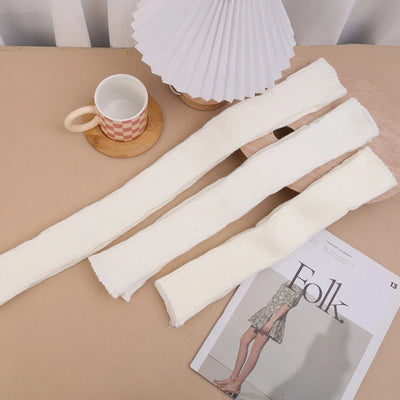 1Pair High-quality Foot Warmers JK Bubble Socks JK Lolita Leg Warmer Y2K Punk Gothic Knitted Foot Cover Crochet Socks Boot Cuffs