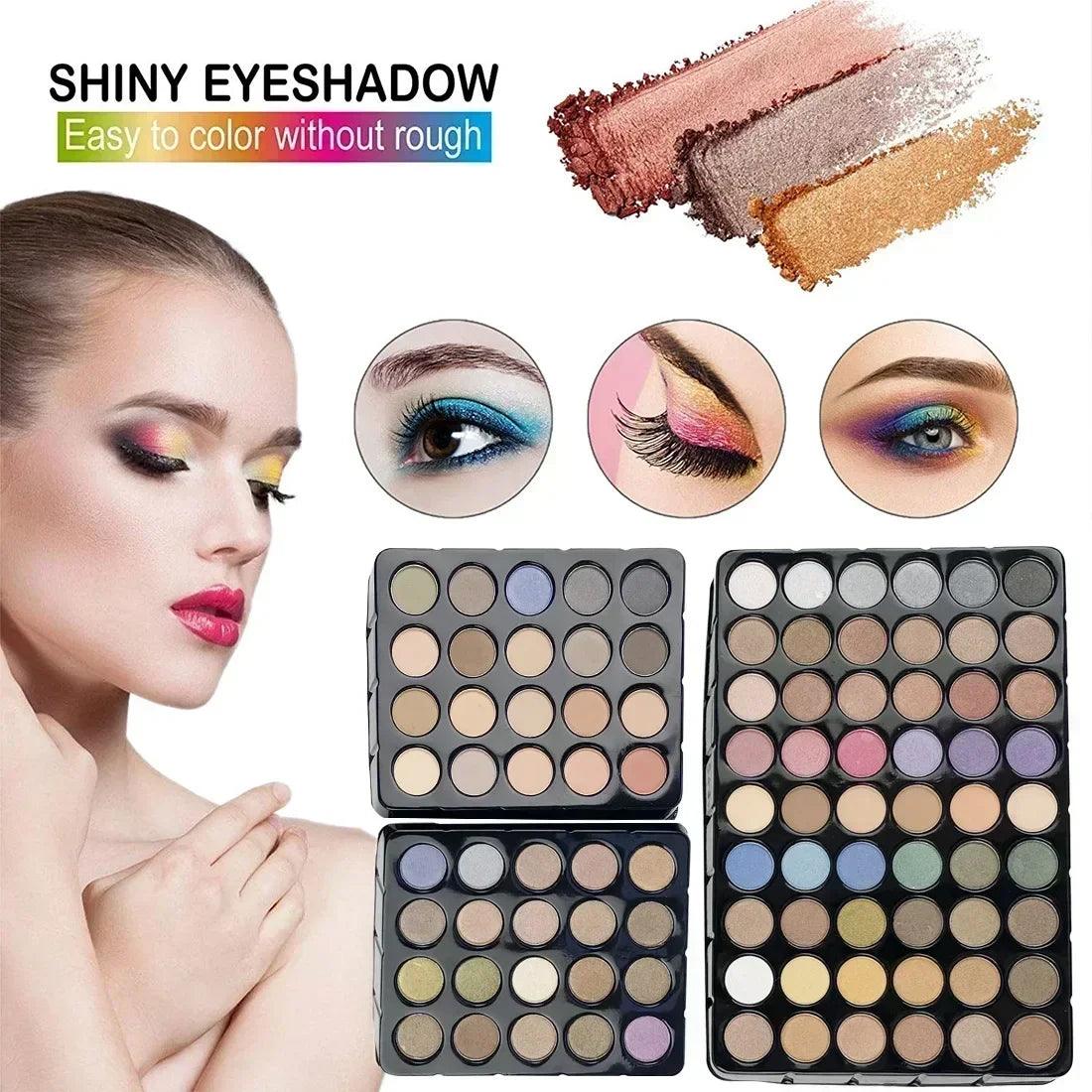 Women’s complete makeup set – eyeshadow lip blush nail polish kit