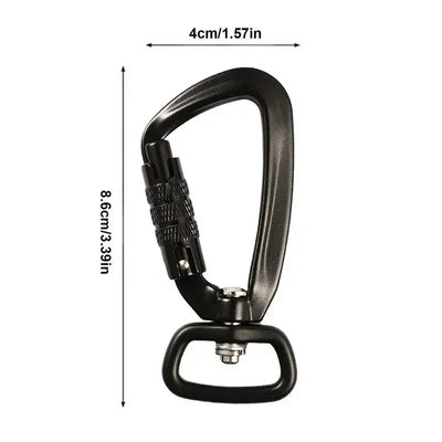 Mountain Climbing Carabiner Auto-Locking Twist Lock Caribeeners For Camping Shade Sail Accessories Rock Climbing Carabiner