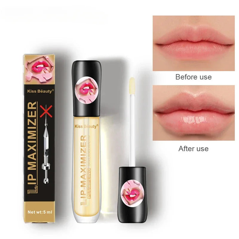 Long Lasting Lip Plumper Oil Serum Instant Volumising Essence Oil Moisturize Repair Lip Fine Lines Increases Elasticity Sexy Lip