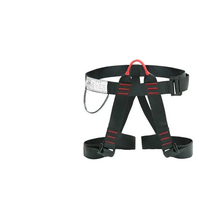 Outdoor Harness Sports Rock Climbing Half-Body Harness Waist Support Safety Belt Aerial Survival Mountain Tools
