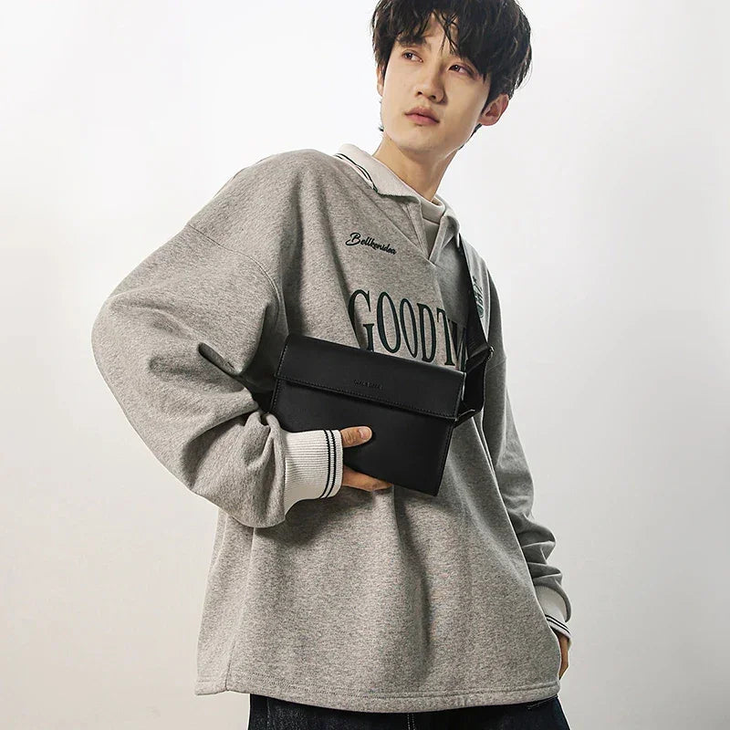 Designer Men Bag Fashion Shoulder Bag Business Briefcase Unisex Messenger Bags Vintage Leather Crossbody Bag Casual Man Handbags