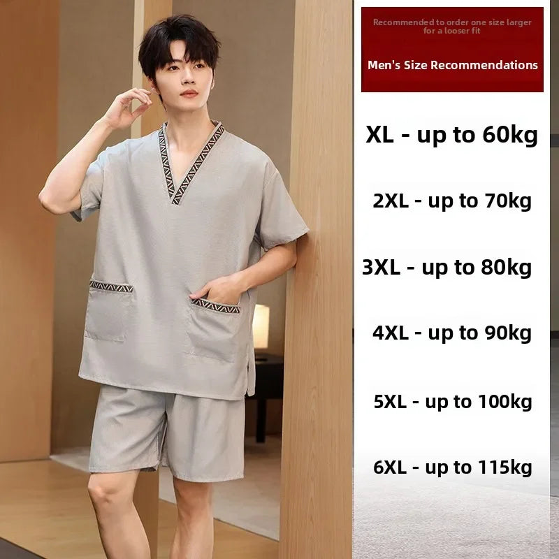 Couple's Beau Sauna Suit Soft Cotton  Silk Men's Women's Bathing Costume St Room Towel Polyester Fiber Home Textile