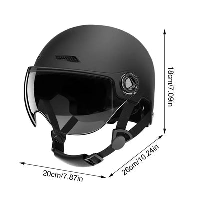 Motorcycle Helmet Bicycle Helmets for Men Women Adult Motorbike Scooter Helmet Ultralight Retro Scooter Hat Helmets Accessories