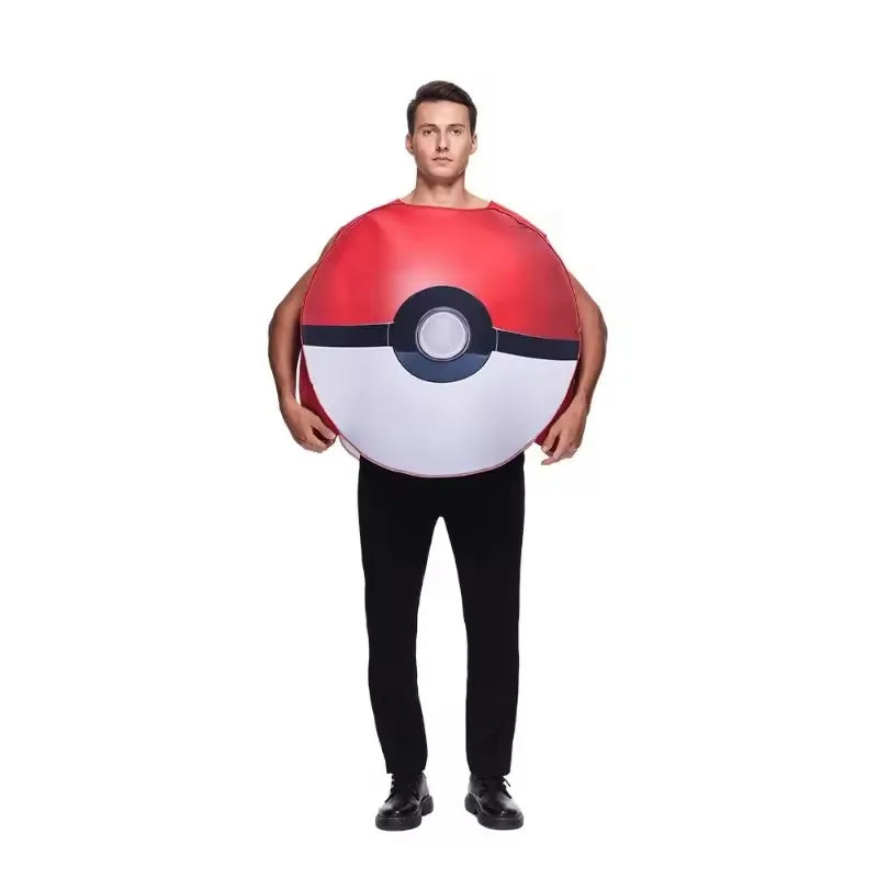 Pokeball Cosplay Fantasy Costumes for Women Men Costume Halloween Christmas Adult Anime New Year Costume Clothing Toys