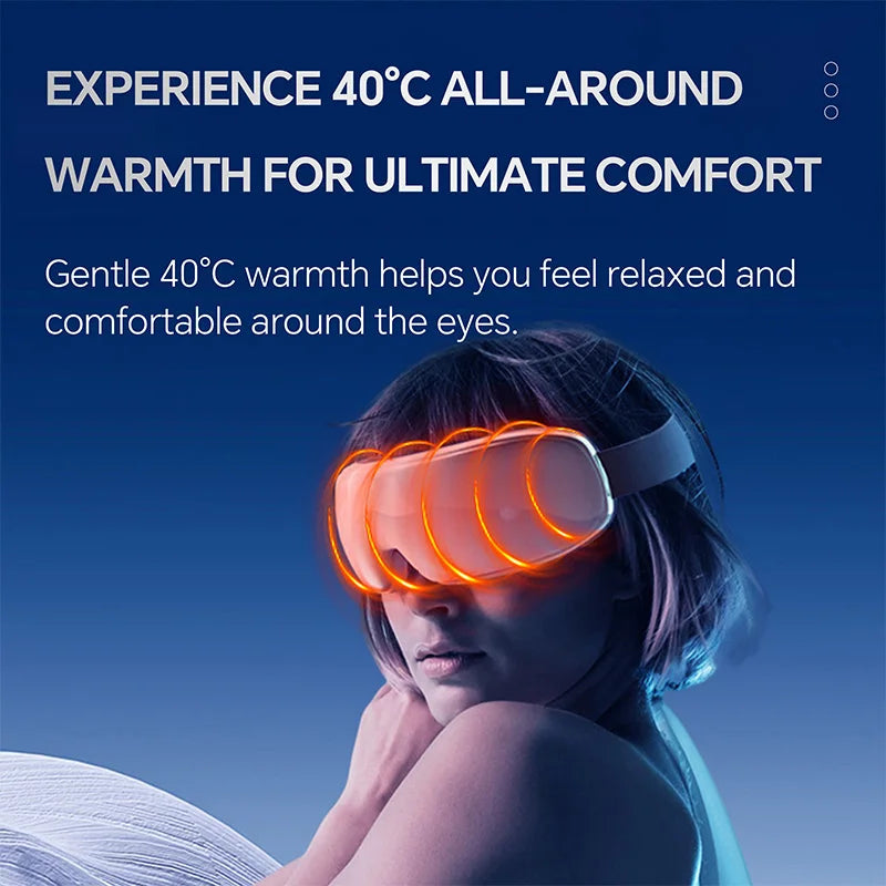 UURMI Germany Smart heated Eye Massager HYY-002 Multi Frequency Massage Warm Compress Soothing Music Home Use