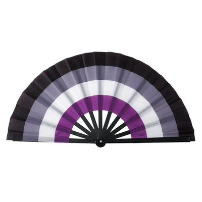 Folding Hand Fans Rainbows Fan Dance Decoration Hand Fans Summer Fan Perfect Props for Summer Music Festivals & Parties