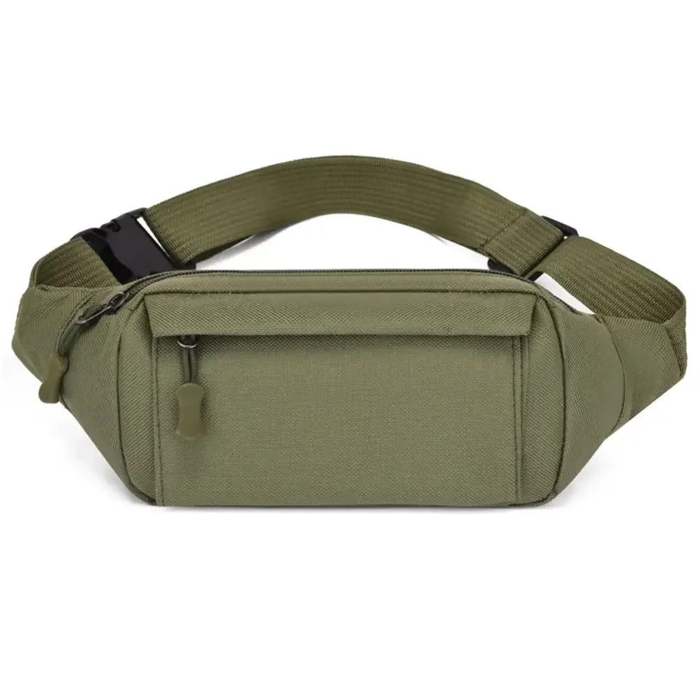Banana Bag Waterproof Waist Pouch Oxford Cloth Wear Resistant Waist Bags Portable Large Capacity Shoulder Belt Bags Running