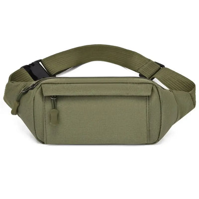 Banana Bag Waterproof Waist Pouch Oxford Cloth Wear Resistant Waist Bags Portable Large Capacity Shoulder Belt Bags Running