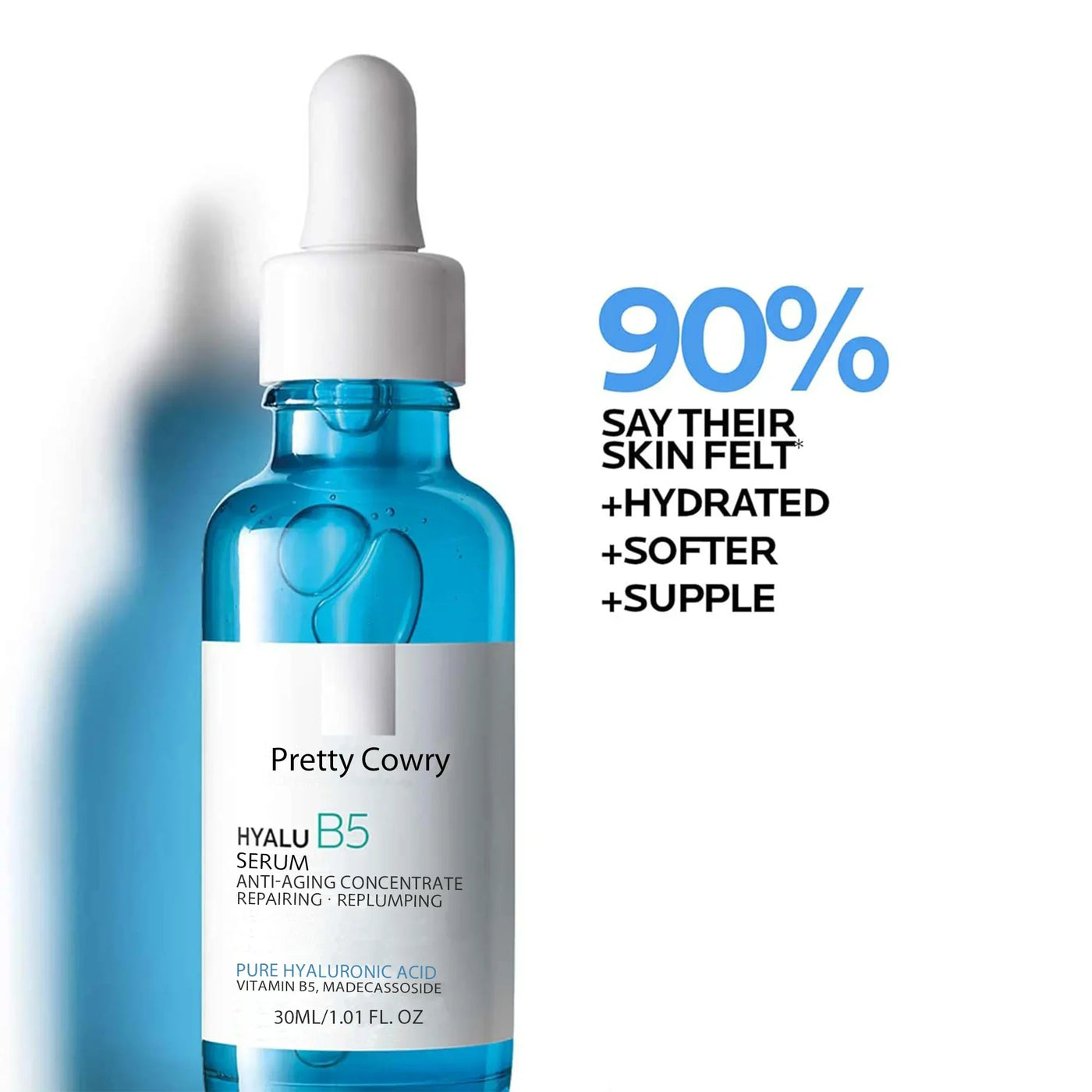 Facial Hyaluronic Acid B5 Serum Anti Aging Improves Fine Lines Firms Skin Brightens Rough and Dull Complexion Hyalu Essence