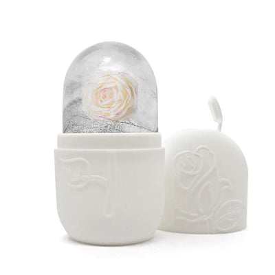 Reusable Ice Roller For Face And Eye Facial Beauty Ice Roller Skin Care Tools Ice Facial Cube Silicone Ice Mold Beauty Cooling