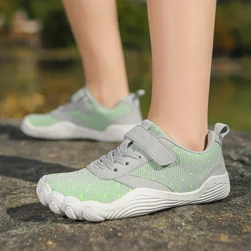 Kids barefoot shoes wide toe minimalist zero drop slipstop toddler children beach aqua water walking sneakers babies