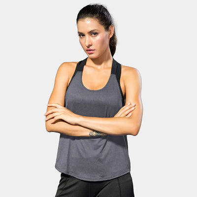 Women Gym Tops Black Sleeveless Yoga Top Women Fitness Shirt Gym Vest Running workout Sports Tops Letter Backless Shirt