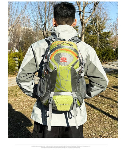 Mountain Backpacks Outdoor Solid Color Camping Bag Travel  Hiking Tactical Bags Breathable Waterproof Nylon Rainy Day Sport bag