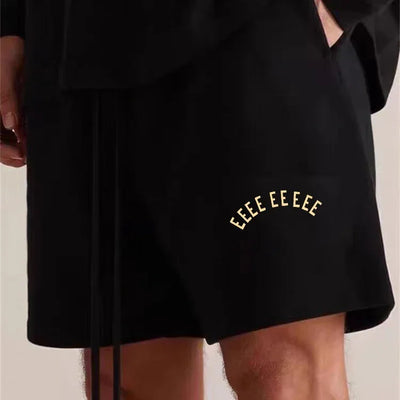 Trend Design Men's T-shirts Arch Letter Logo Streetwear Designer Brand Men's T-shirts Sets