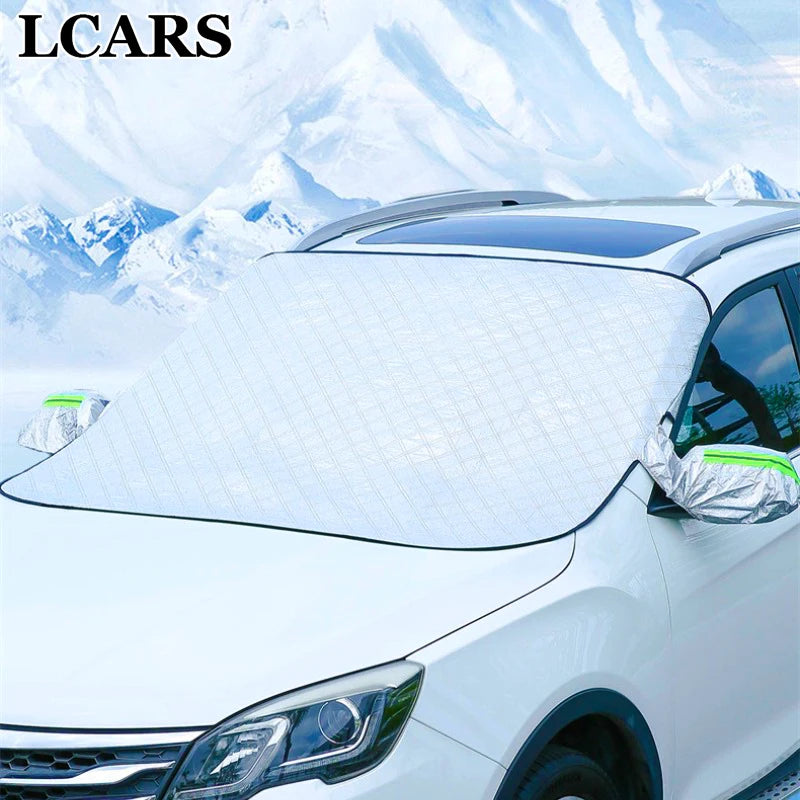 Car Snow Shield Frost Cover Windshield Winter Window Winter Car Coat Front Windshield Snow Sunscreen Dustproof Anti-Freeze Cover