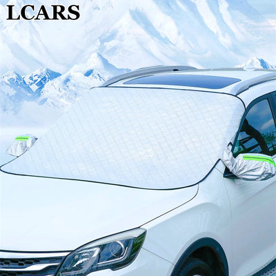 Car Snow Shield Frost Cover Windshield Winter Window Winter Car Coat Front Windshield Snow Sunscreen Dustproof Anti-Freeze Cover