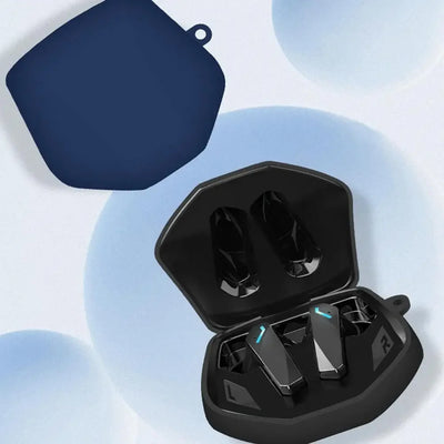 Headphone Storage Case For Lenovo GM2 PRO Wireless Headset Cover Silicone Carry Bag Shockproof Earphone Protector with Carabiner