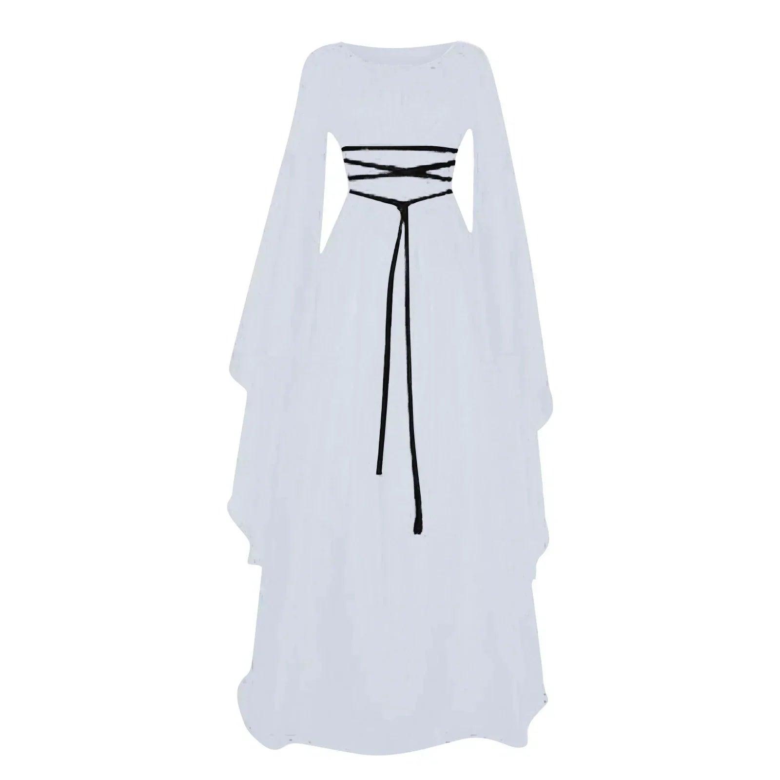 Women dresses vintage medieval cosplay costume ghost witch vampire gothic dress halloween christmas masquerade party