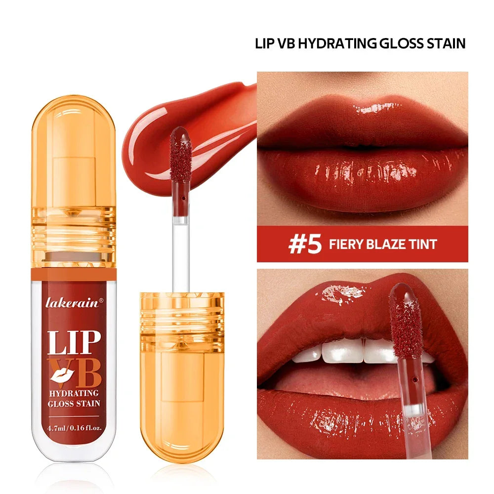 Lip Stain Lip Vb Hydrating Gloss Long-Lasting 12Hr Hydration Vanilla Flavor Moisturize Nourish Soothe Lips Instant Glossy Lipss
