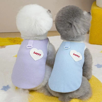 Pet Clothes Dog Vest Summer Breathable Sleeveless Hoodies Blue Purple Clothing Puppy Sweatshirt Tank Top Costume For Small Dogs
