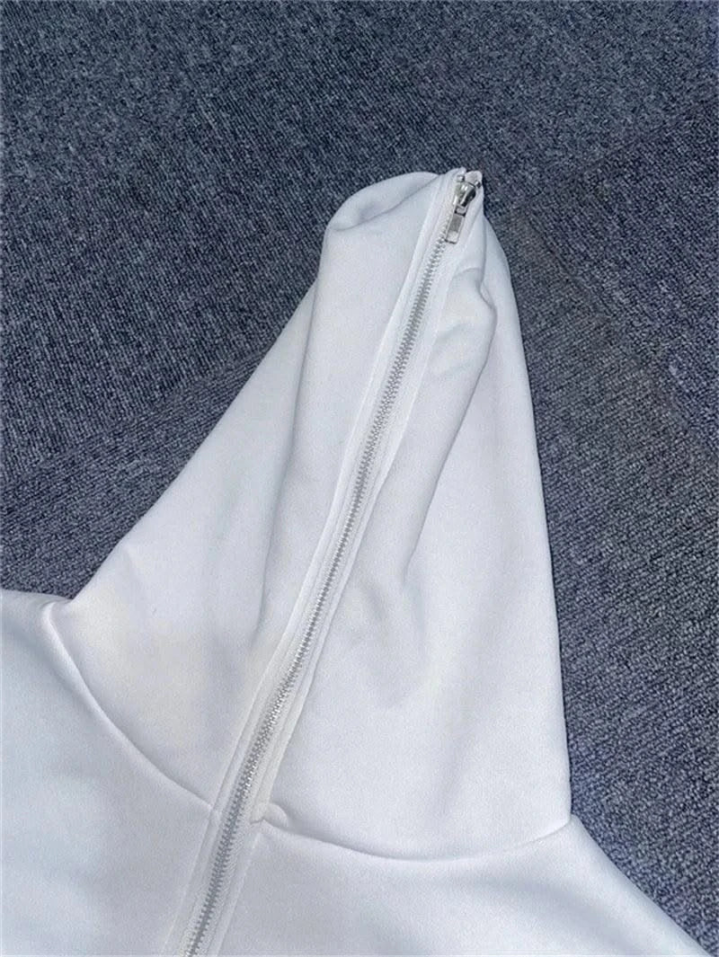 Zipper Hoodies Women/Men Fashion Long Sleeve Hooded Fleece Sweatshirt