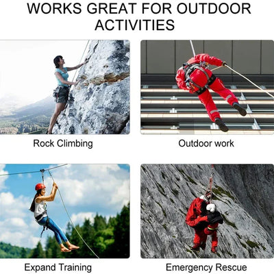 Outdoor Safety Rope Thickened 10m Safety Life Rope Climbing Rope Static Rock Mountaineering Rope Survival Fire Escape Car Rescue