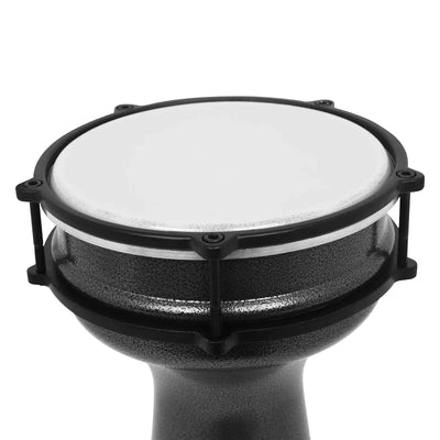 8 Inch Turkish Drums Arabian Middle Eastern Drums African Drums Profession Portable Metal Hand Drum Percussion Instrument