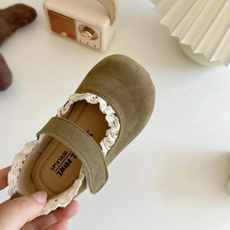 Shallow Soft Sole Non Slip Children Flats Shoes | Spring Autumn | Kids Princess Lightweight Toddler casual Shoes