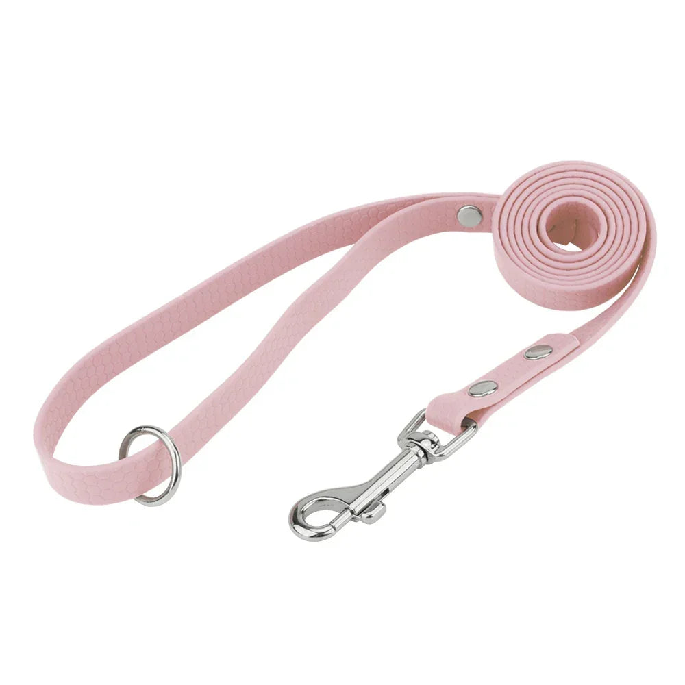 PVC Pet Leashes Honeycomb Pattern Cat Leash Candy Colors Rope Dog Leashes for Small Medium Dog