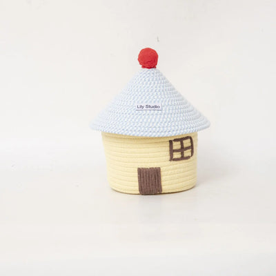 Woven Christmas Tree Storage Basket Christmas Gift Ornament Desktop Home Toy Snacks Toiletries Storage Box Home Decoration