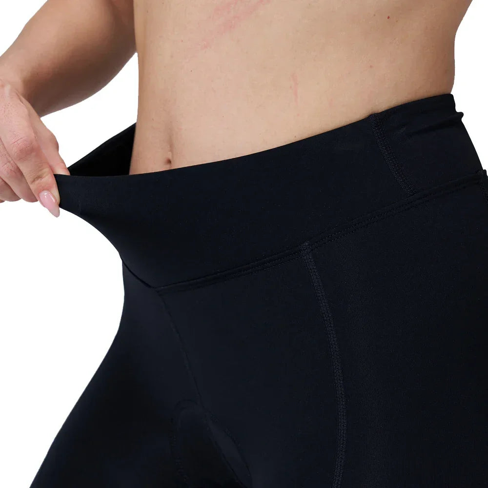 HISERWA Women Cycling Shorts High Quality MTB Bike Shorts 6 Hours Riding Shockproof Pad Breathable Lycra Sports Bicycle Tights