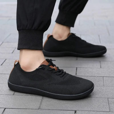 Wide Toe Barefoot Shoes Mens Womens Minimalist Walking Sneakers Shoes | Zero Drop Sole | Breathable Mesh Cross Training Shoes