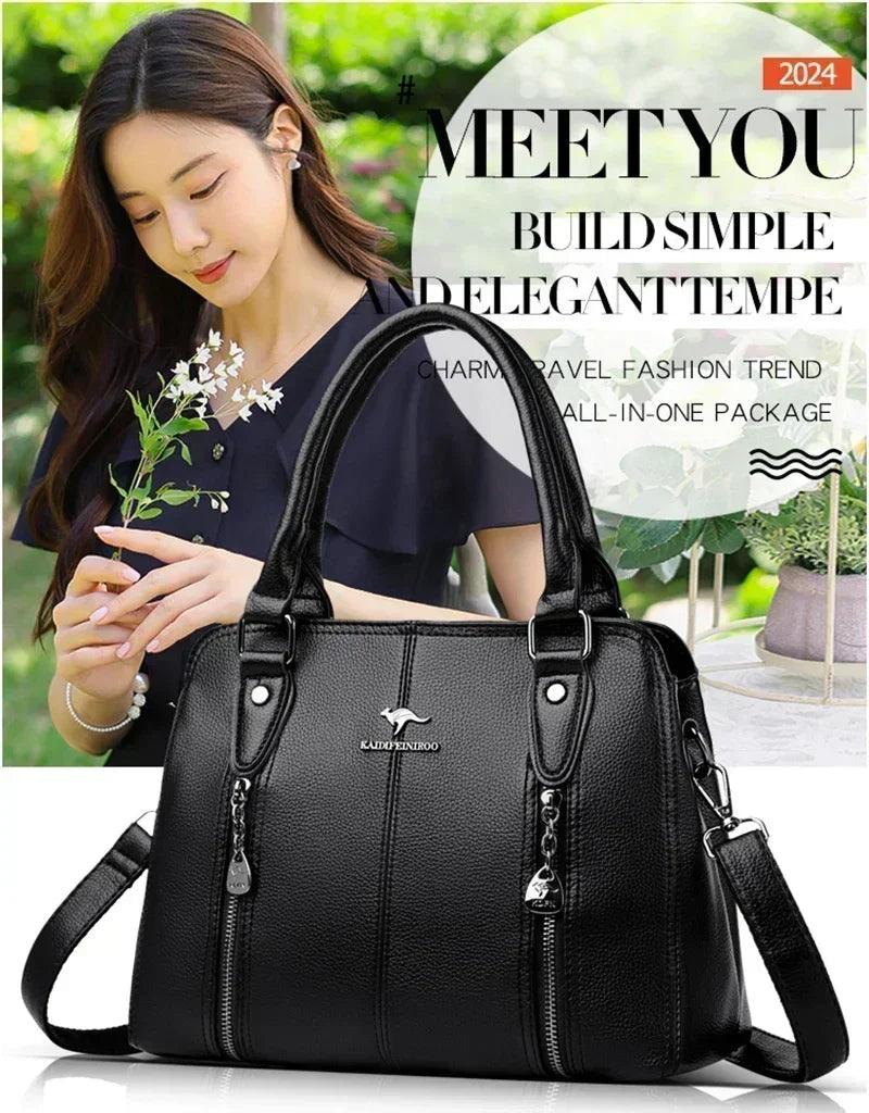 Luxury handbags woman bags designer big shoulder for women’s 2024 trendy large capacity ladies leather hand casual tote